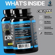 Eflow Nutrition Creatine HCL 30 Servings , Build muscle , Explosive strength , Gain Strength & Size