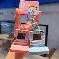 GANTUNGAN Maruko Chan Tetris License Game Keychain