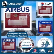 [PENGHANTARAN LAJU 🇲🇾] Aviation Car Road Tax Sticker