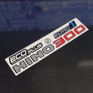 Sticker HINO 300 eco plus Euro 1