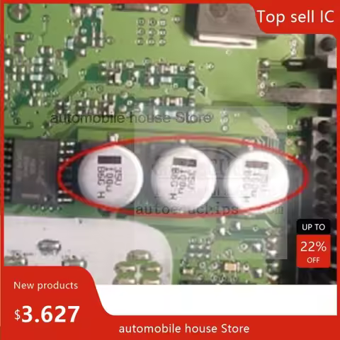 10Pcs/Lot 35V 100UF 220UF 35V 10*10 Car Engine Computer Board Fragile Chip Capacitors for Volkswagen