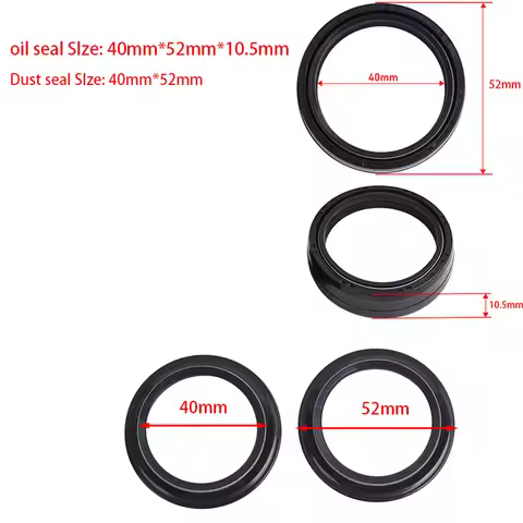 40x52x10.5 40 52 Motorcycle Front Fork Dust Oil Seal for RIEJU MRT 50 MARATHON 125 PRO for XISPA R X
