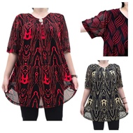 WOMEN CASUAL 4XL FLOWER BLOUSE SHIRT.