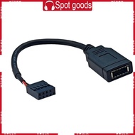 WIN Type C Front Accessory 9Pin To Type E USB2 0 Cable Motherboard Header 15cm