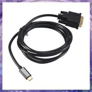 (Y W Z H)USB TYPE C to DVI Cable USB Type C to DVI 24+1 Adapter 4K 30Hz (6FT/1.8M) for  3 for 2017/2