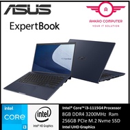 Asus ExpertBook B1 B1400C-EAEBV3774T 14'' Laptop ( I3-1115G4, 4GB, 256GB SSD, Intel, W10 )