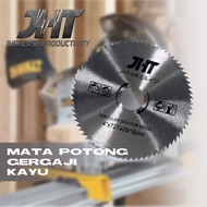 JHT Mata Potong Gergaji Kayu Tiplek PVC 11cm x 72T x 16/20mm Circular Saw 4" Pemotong Plat Aluminium Atap Baja Ringan Seng Circle 4inch 72 Gigi