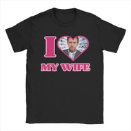 Men's I Love My Wife Dr Gregory House MD T Shirt Cotton Clothes Fashion Short Sleeve Crew Neck Tees