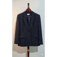 Stripe Navy Blazer Woman_PL