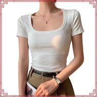 y2k y2k Women's Clothing Pure Desire Style Sexy Top Blue Short Hot Girl Design Sense Letter Print Sl