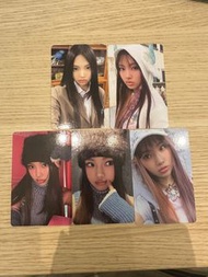 OMG NEWJEANS HYEIN message card ver photocard pc 小卡