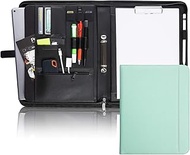 Vebon® Writing Case Ring Binder A4 "Paris" I Zipper + Clipboard In Conference Folder + Laptop Bag In