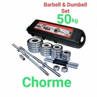 Barbel Set 50kg | Dumbell Set 50kg TOTAL FITNESS