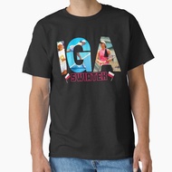 Mens My Favorite Iga Swiatek Iga Swiatek Sticker Music Gift Fans Important T-Shirt Unisex Round Neck