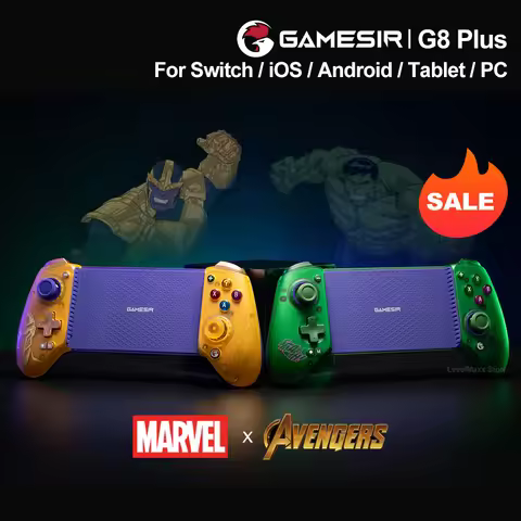 Gamesir G8 Plus G8+ Gamepad Marvel Edition Bluetooth Mobile Gaming Controller with GameSir Hall Effe