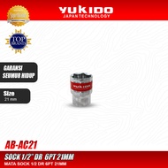 MATA Socket Eye 1/2" DR 6PT 21MM - Socket 1/2" 6PT 21MM AB-SC21Yukido