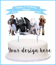 Custom Cake Topper | Cake Decoration Any Design | Print Out Cake Topper