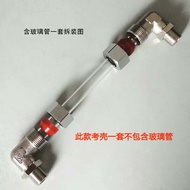 Cork Water Level Gauge 3 Points Glass Pipe Elbow Boiler Test Shell Water Level Elbow MJ4C