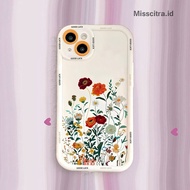 YX209 SOFTCASE CASING WHITE FLOWER AESTHETIC COMPATIBLE FOR REALME 5 5i 7i 8 9 PRO 10 C11 C12 C15 C1