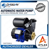 Dayuan Water Pump with Mini Pressure Tank (1HP) •Automatic Water Pump•