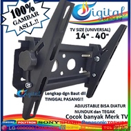 1 VIF5-I Suitable Warranty Universal TV Bracket 14" s/d 40" (40" 32" 28" 24" 21" 17 inch Etc.) Thick &amp; Sturdy Fits Many TV Brands Bracket bracket bracket Briquette breaket bracket bracket 144dlx