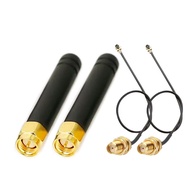 2PCS 3DBI 868Mhz 915MHz LoRa Antenna with U.FL I-P-E-X1 to SMA Connector for Lora Board ESP32 Lora32