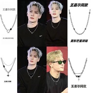 New Arrival Jackson Wang Style Necklace for Men Trendy High-end ins Autumn Winter Irregular Men's Sw