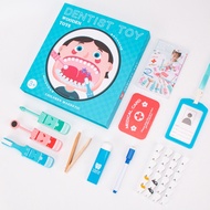 Little Dentist pretend play - educational fine wooden Dentist toy