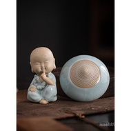 Tea Pieces Decorative Tea Kaiyangke Boutique Buddha Filter Little Monk Pet Tea Drain Tea Zen Ornamen