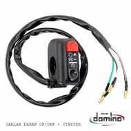 TOMBOL Right on off switch + DOMINO Universal starter button
