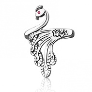 DIY Phoenix Shape Knitted Ring - Copper Adjustable Yarn Guide Ring, Protects Fingers & Speeds Up Kni