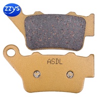 ZZYS Motorcycle Rear Brake pads For Yamaha TT600 E R K 1994-2002 XT600 Z Tenere 2008-2016 XT700 Z Te