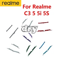 Edge Side Keys Power Volume Button Flex Cable For Realme C3 5 5i 5S Replacement Up Down Side Keys