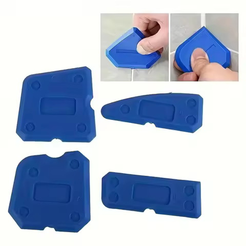 3/4pcs Home Cleaning Hand Spatula Tools Silicone Glass Cement Scraper Sealant Grout Remover Tools Ho