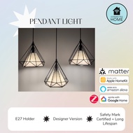 Tuya Smart Pendant Light – E27 Zigbee Dimmable Tunable White RGB Smart Home Ready 3 Years Warranty
