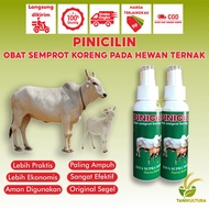 PINICILIN OBAT SEMPROT KORENG SAPI MENGOBATI PMK OBAT SCABIES SEMPROT OBAT GUDIX SPRAY BOROK ANTI LA