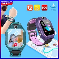 Q19 Android Ios Kids Smart Watch Waterproof Touch Screen Phone Watch Children Sos Gps Anti-lost Kids Tracker Support Sim Positioning Wifi Lbs Fenghao_sg