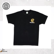 Graphc Glimmer T-shirt Kanji Print Black Gold Glittery Color L