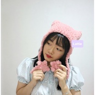 HANDMADE WONWOO SEVENTEEN CAT BEANIE HAT/STAR CAT HAT CAT HAT/CAT BEANIE HAT CUTE HAT VIRAL/ FASHION