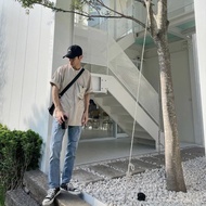 Men's 9-Point Cut Brushed Light Jeans Boys'