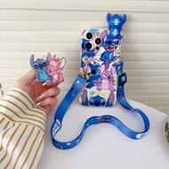 Cartoon Case Kiss Stitch for iPhone 17 16 pro max 15 14 13 12 11 Xs 8 6s 15 Plus mini Cute Case Phon