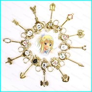 FAIRY TAIL Keychain Anime Zodiac Spirit Keyring Aquarius Capricorn Virgo Loke Cosplay Key Chain Ethe