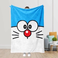 Doraemon Flannel Blankets Soft Comfortable Warm Bed Blanket Air Conditioning Blanket Office Nap Blan