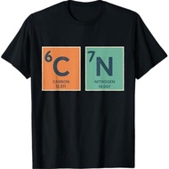 Retro Vintage Funny 6 7 Meme Science Teacher Periodic Table T-Shirt