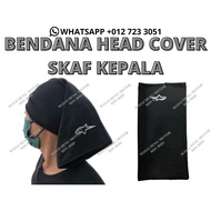 BENDANA HEAD COVER SKAF KEPALA (BLACK) / SARUNG KEPALA/ HEAD SCARF/ TUDUNG KEPALA