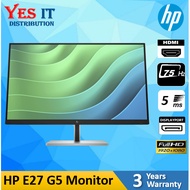 HP E27 G5 27 inch 5ms 75Hz FHD IPS  Monitor - 6N4E2AA