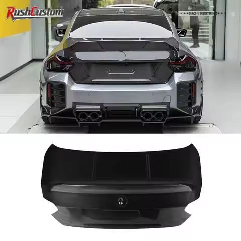 Dry Carbon Fiber G87 M2 Rear Trunk Lid for BMW M2 G87 Rear OEM Style Trunk Cover for BMW M2 G87 2023