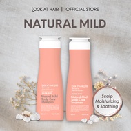 Look At Hair/Look At Hair Loss Natural Mild Scalp Care [Shampoo 500ml / Treatment 500g]