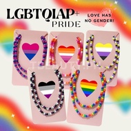 Pride Bead Necklace – Rainbow Necklace for Pride Month / Pride Collection Necklaces