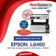 Printer AIO Scan Fotocopy ADF A4 WiFi Duplex - Epson L6460 Infus Warna